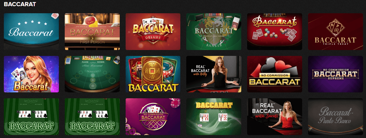 Betfinal baccarat